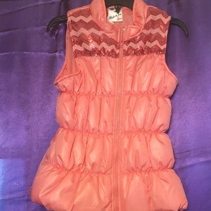 Brand New Pink Bubble Vest